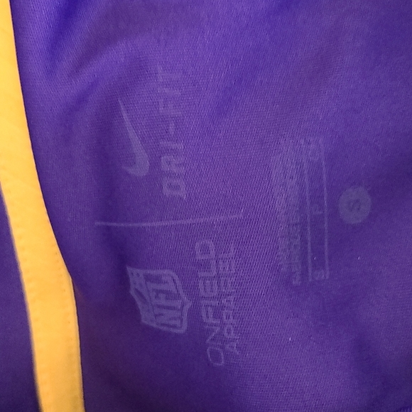 Minnesota Vikings NFL football Nike dri-fit golf shirt Size Small - Picture 6 of 6
